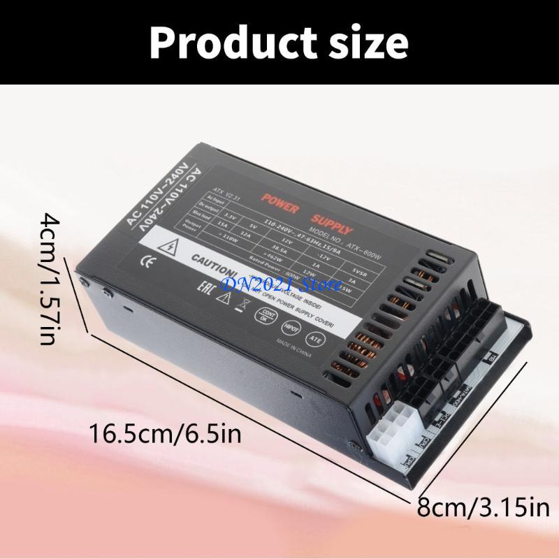 Flex Atx Power Supply 600W 1U - F3KE тихий охлаждающий вентилятор 600 Вт