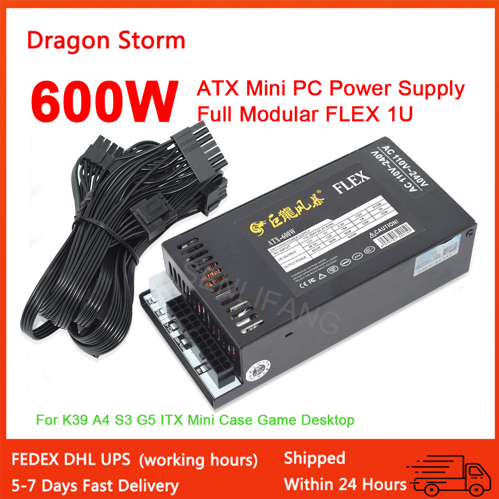 Блок питания 1U Mini Flex ATX  – обзор и цена Flex Atx Power Supply 600W 1U